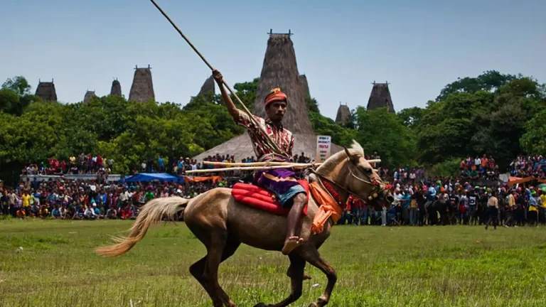 Pasola festival rider, West Sumba