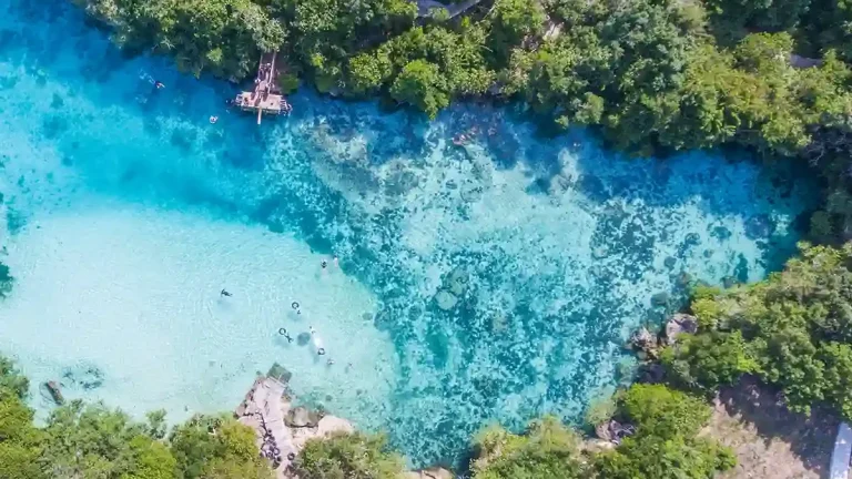 Weekuri Lagoon from above, Southwest Sumba