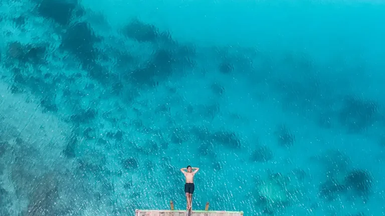 Weekuri Lagoon jetty, Southwest Sumba