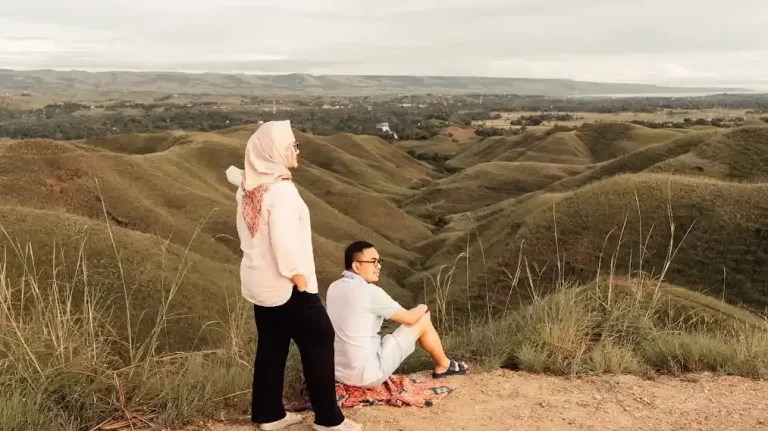 Travellers on Tanau Hill, East Sumba